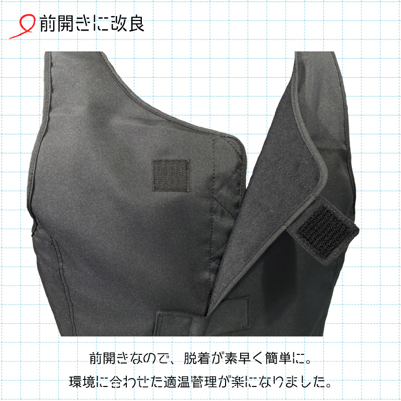防暖チョッキ弐式の特徴